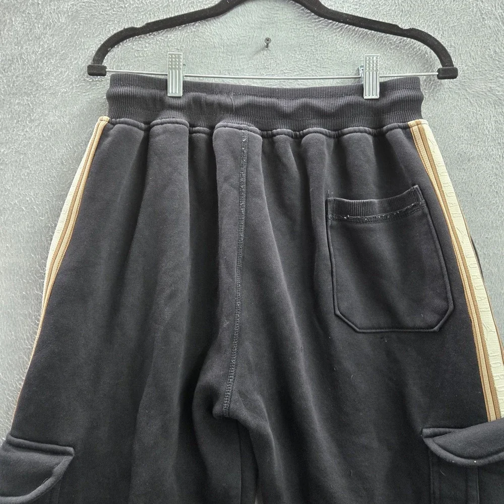 Jordan Boys Pants XL Black Jogger Flight Jumpman Logo Striped‎ 25